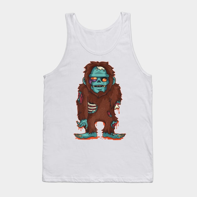 Zombie-Squatch Tank Top by The Convergence Enigma